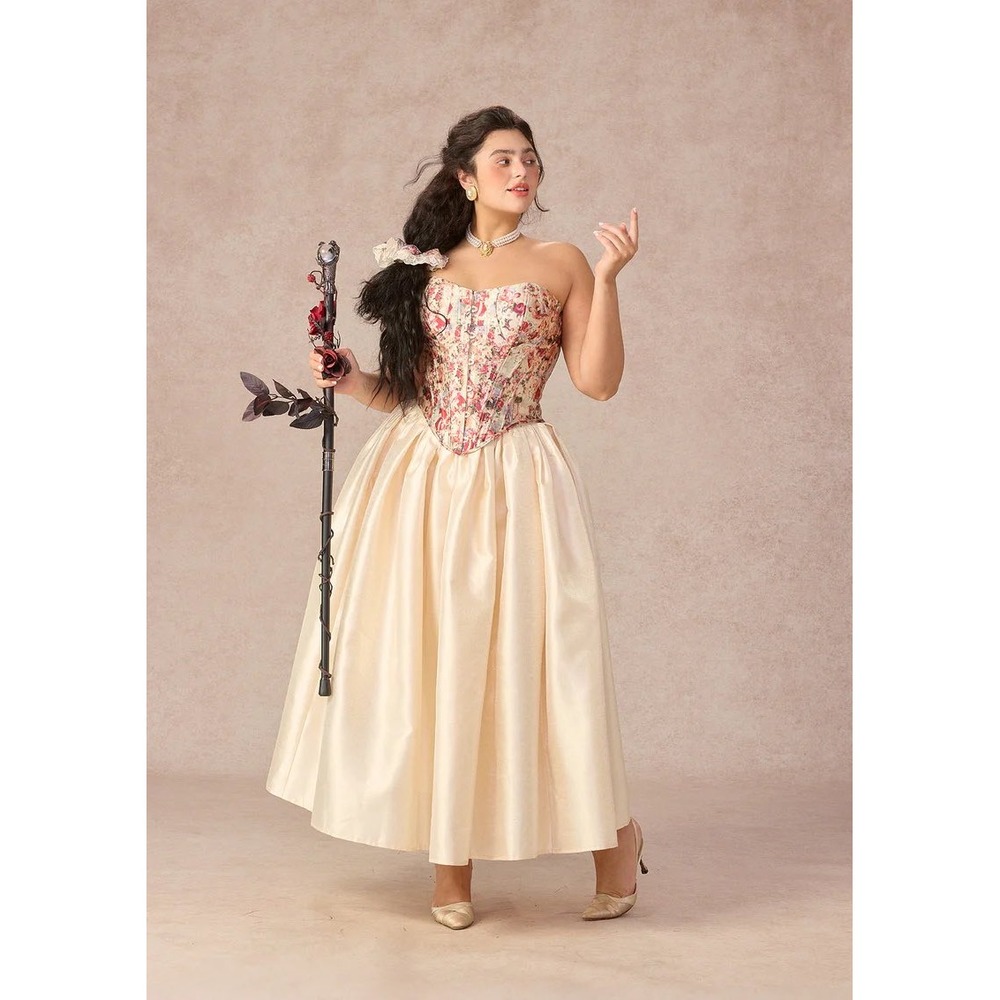 Lace‎ Made Fallen Eros Skirt Champagne Gold Medium New With Tags - Picture 5 of 7